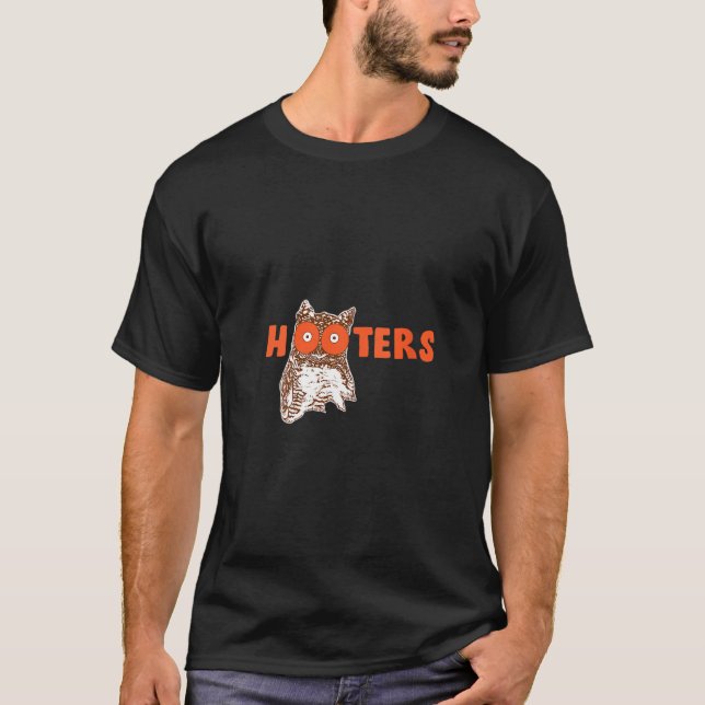 Womens Hooters jul Santa Hat Julafton T Shirt (Framsida)