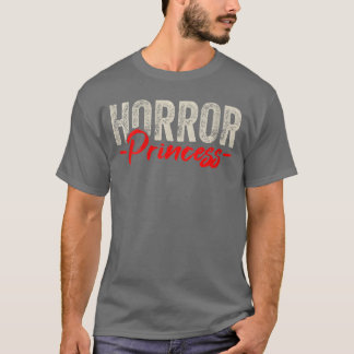 Womens Horror Movies Films Series Princess Queen V T Shirt