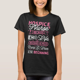 Womens Hospice Nurse T-Shirt