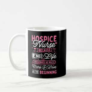 Womens Hospice Nurse T-Shirt Kaffemugg