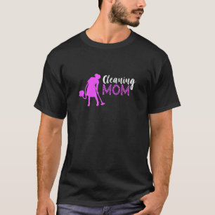 Womens Housefru Städning Mamma Household Städning T Shirt