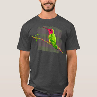 Womens Hummingbird Art Gift T Shirt