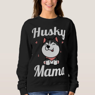 Womens Husky Mamma Cute Siberian husky Mamma Hund T Shirt