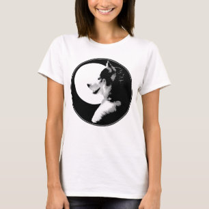 Womens Husky Tanktop Shirt Sled Hund Dam Shirt Tee Shirt