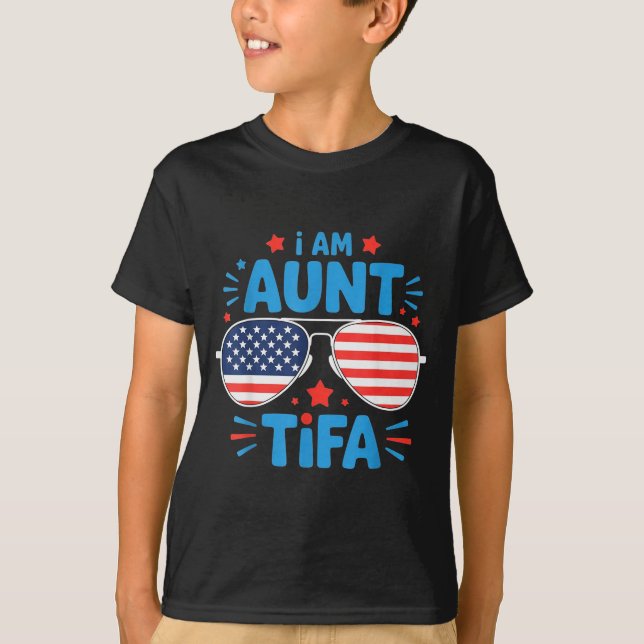 Womens I Am Aunt Tifa Tee  (Framsida)