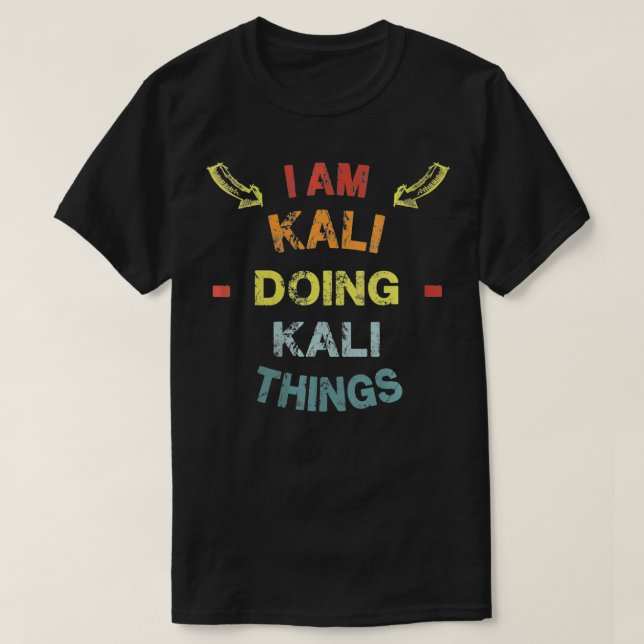 Womens I är Kali Doing Kali Sak Coola Funny Chris T Shirt (Design framsida)