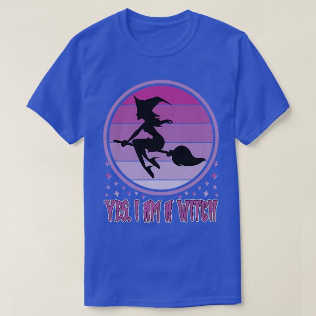 Womens I bewitch All, I am a Witch  T Shirt (Design framsida)