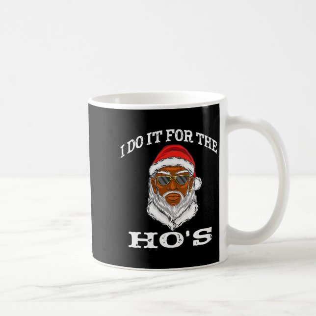Womens I Do It For The Ho's - Christmas Winter V-n Kaffemugg (Höger)