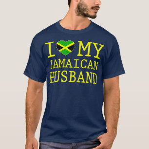 Womens I kärlek min Jamaican Make T Shirt
