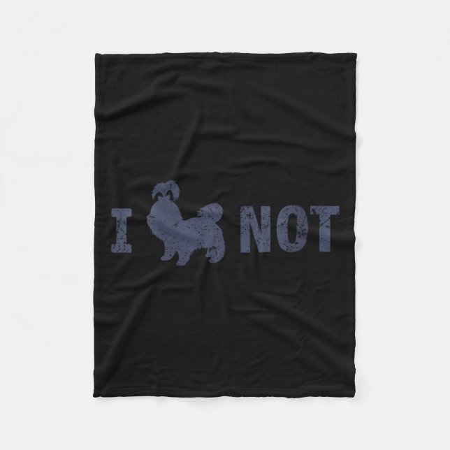 Womens I Shih Tzu Not Funny Shih Tzu Saying Quote  Fleecefilt (Framsidan)