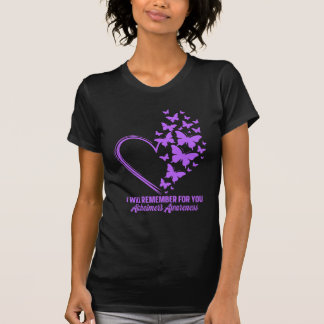 Women's I Will Remember For You Alz. Awareness Tee