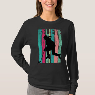Womens Ice Hockey Player Girls Motivational Inspir T Shirt