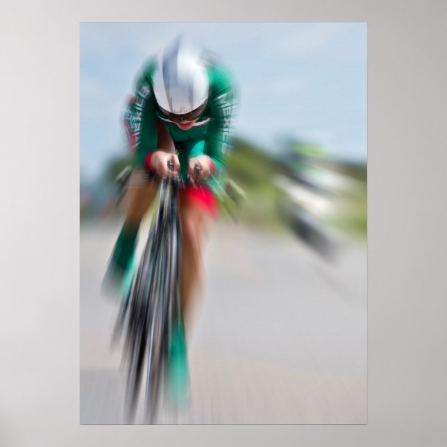 Womens Individual Time Trial No 3 Flow Version Poster (Framsidan)