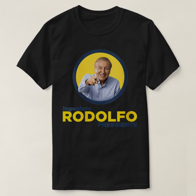 Womens Ingeniero Rodolfo Presidente 2022 VNeck T Shirt (Design framsida)