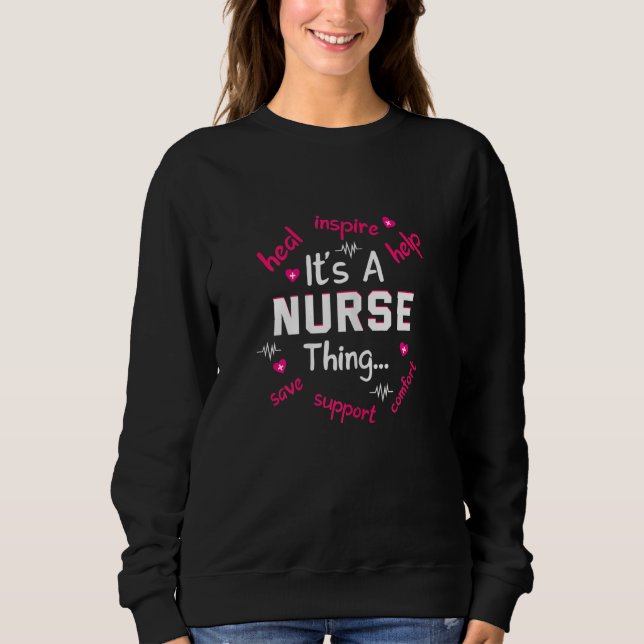 Womens Its a Nurse Thing T Shirt (Framsida)