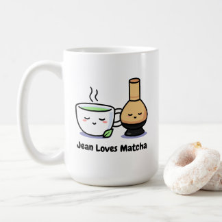 Womens Japanska Matcha Cute Tecknad Tekopp Kaffemugg