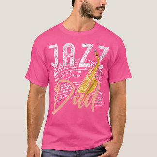 Womens Jazz Pappa - Saxophone T Shirt