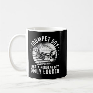 Womens Jazz Trumpet Boy March Band VNeck Kaffemugg