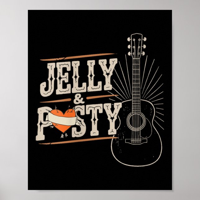 Womens Jelly Personalized First Name Birthday Men  Poster (Framsidan)