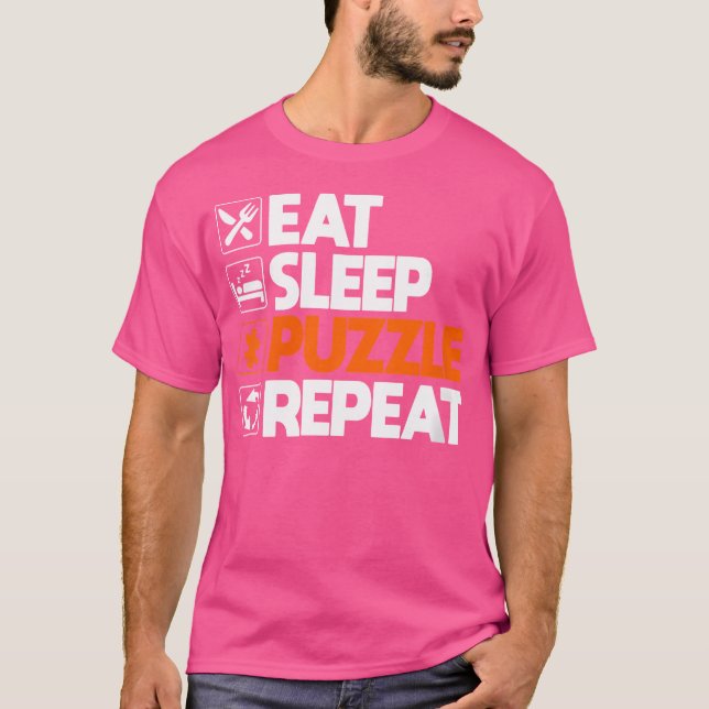 Womens Jigszle Puzzle Älskare Shirt Puzzleolog I L T Shirt (Framsida)