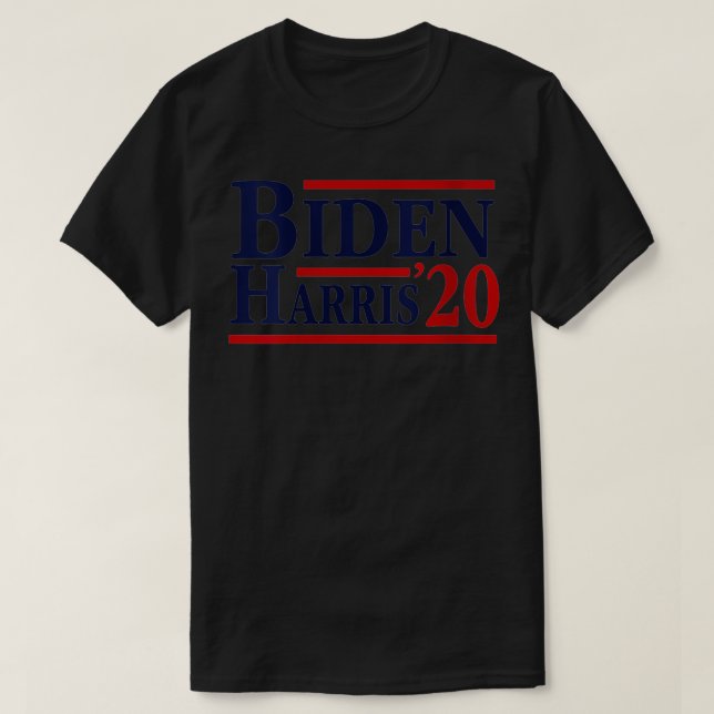 Womens Joe Biden Kamala Harris 2020 Val Democ T Shirt (Design framsida)
