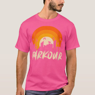 Womens Jumping On Building Parkour T Shirt