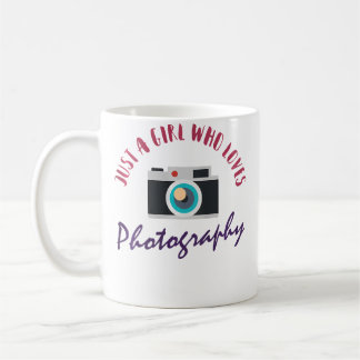 Womens Just A Girl Who Loves Photography Cute Pho Kaffemugg