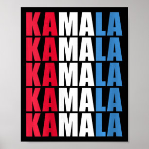 Womens Kamala 2024 för president Kamala Harris Poster