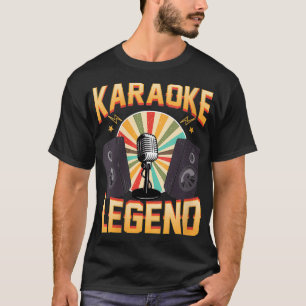 Womens Karaoke Music Gifts Sjunga Music Singer Kar T Shirt