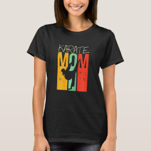 Womens Karate Martial Art Fighting Mamma Retro Coo T Shirt