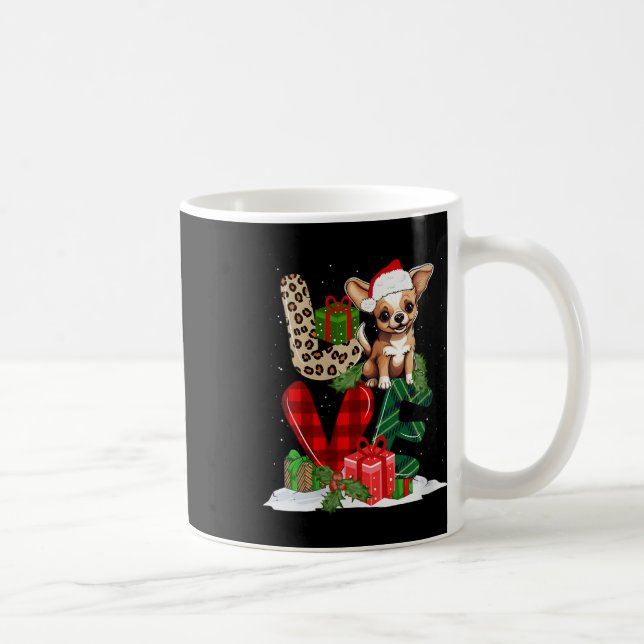 Womens Kärlek Chihuahua Hund Buffalo Play Hund äls Kaffemugg (Höger)