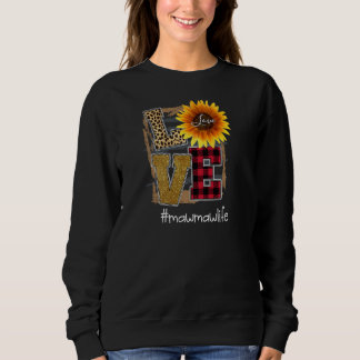 Womens Kärlek Mawmawlife Solros Leopard Pul T Shirt