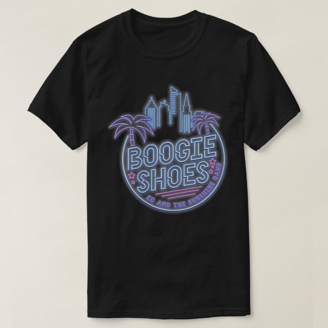Womens KC's Boogie Shoes VNeck T Shirt (Design framsida)