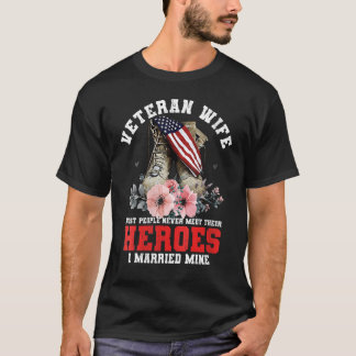 Womens Ki Proud Veteran Maka Costume Veteran Day V T Shirt