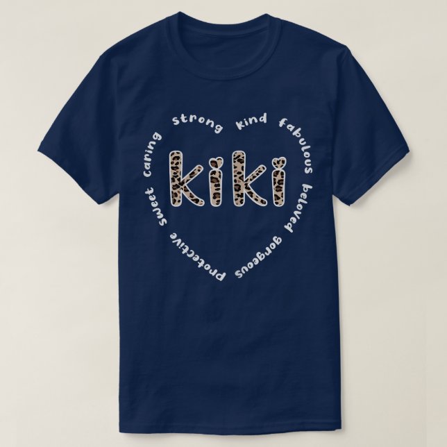 Womens Kiki Grandmor Heart Kiki Grandma Appreci T Shirt (Design framsida)