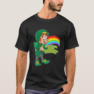 Womens Kiss Me jag är Magally Delicious St Patric T Shirt