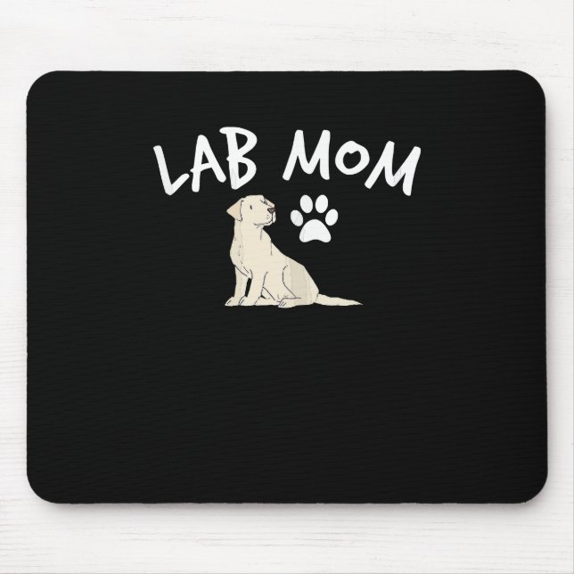 Womens Labrador Retriever Lab Mamma Hund Puppy Pet Musmatta (Framsidan)