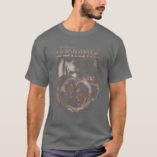 Womens Labyrinth Globes VNeck boy T Shirt
