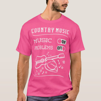 Womens Land Music Guitarist Instrument Musician T Shirt