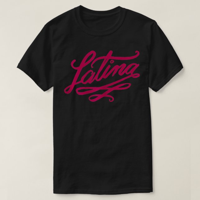 Womens Latina  T Shirt (Design framsida)