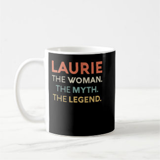 Womens Laurie The Woman The Myth Legend Name Perso Kaffemugg