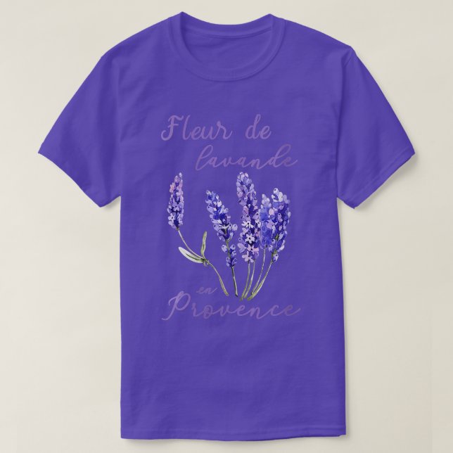 Womens Lavender-planta för blommor i Frankrike Pro T Shirt (Design framsida)