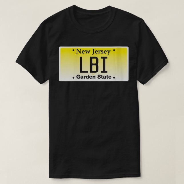 Womens LBI NJ Long Beach Island New jersey T Shirt (Design framsida)