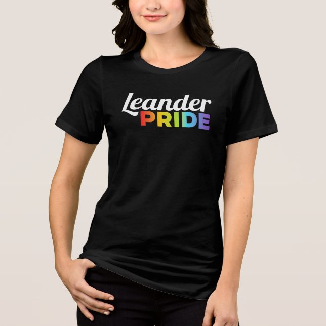 Women's Leander Pride T-Shirt (Framsida)