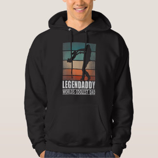 Womens Legenpappa World's Coolest Pappa Pappa och  Hoodie