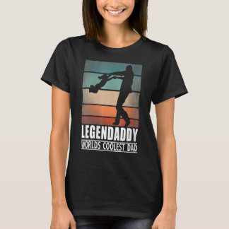 Womens Legenpappa World's Coolest Pappa Pappa och  T Shirt