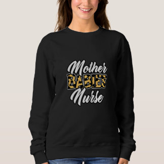 Womens Leopard Mamma Mamma Mammor Spädbarn Nurse D T Shirt