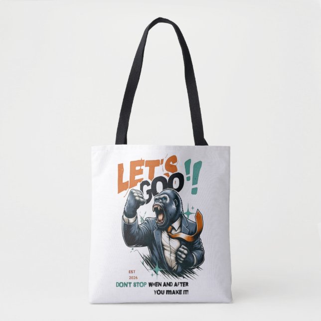 WOMEN'S LET'S GOO LESSONS LEARN  BAG  TYGKASSE (Framsida)