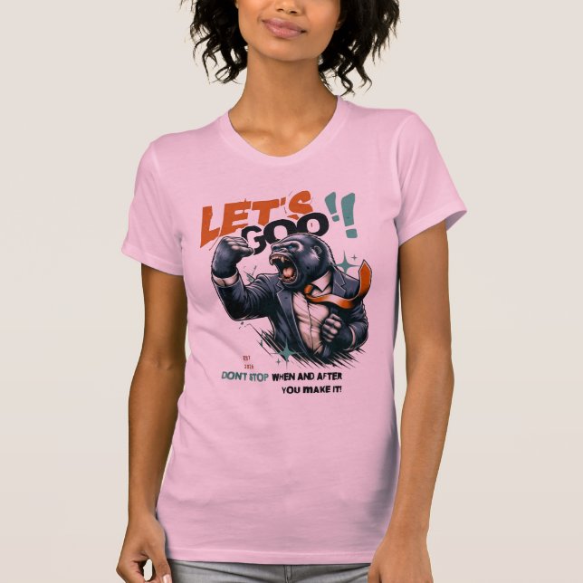 WOMEN'S LET'S GOO LESSONS LEARN SOFT TEE (Framsida)