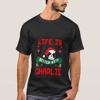 Womens Life Is Better With Charlie Cavachon Dog Ch T Shirt